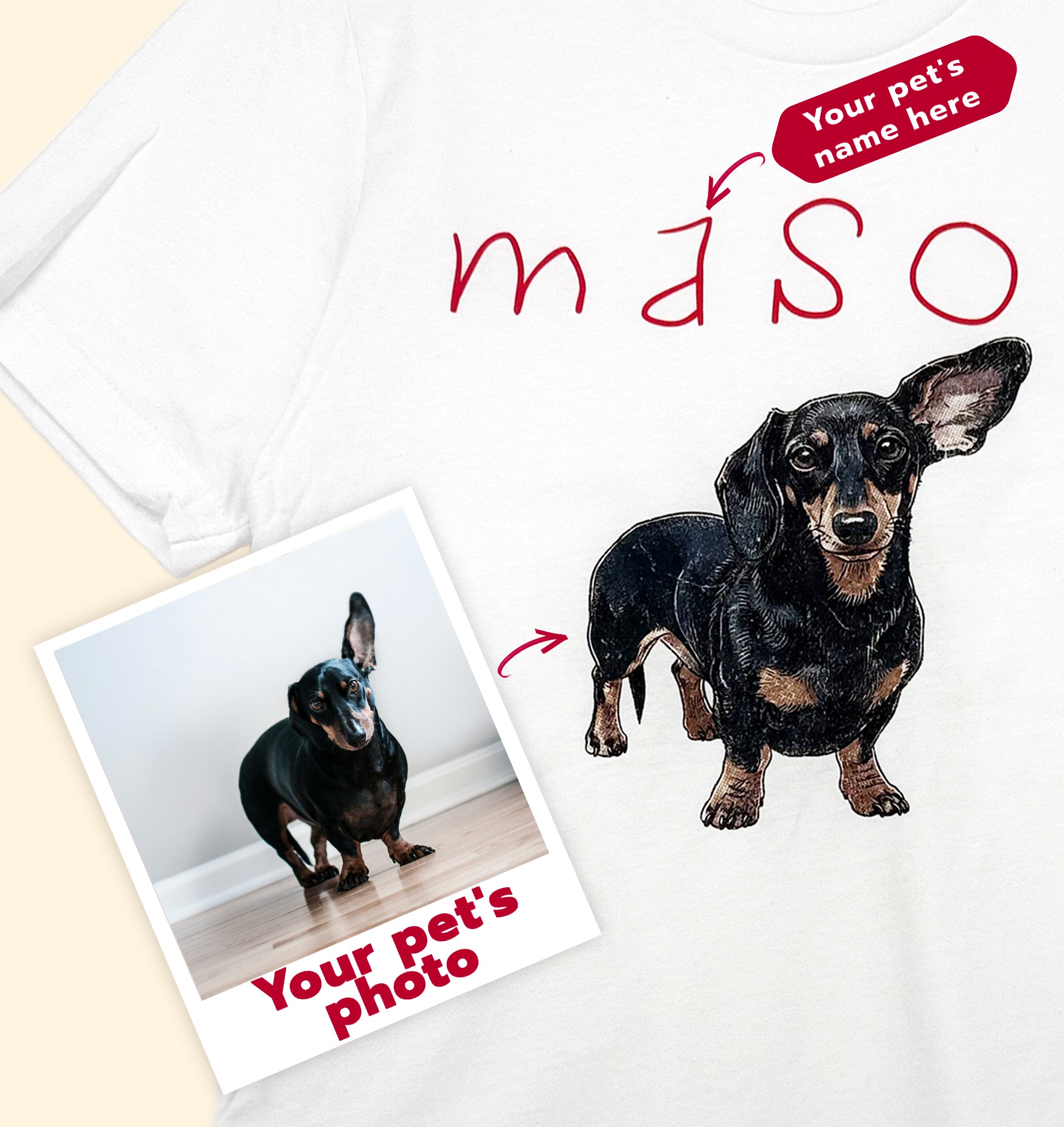 Custom Pet T Shirt - ChildWritten Typo