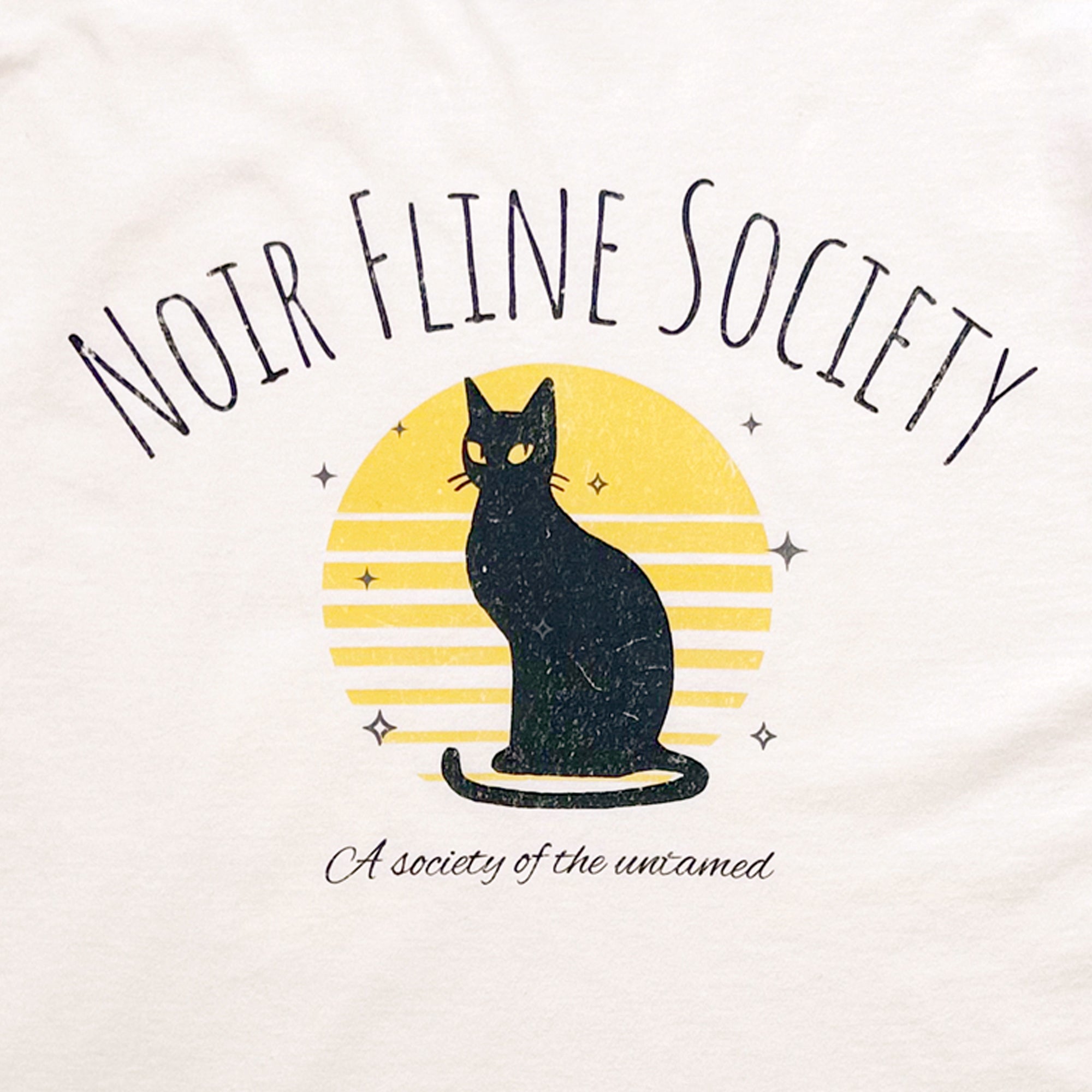 Vintage Pet T Shirt - NOIR FLINE SOCIETY RINGER TEE