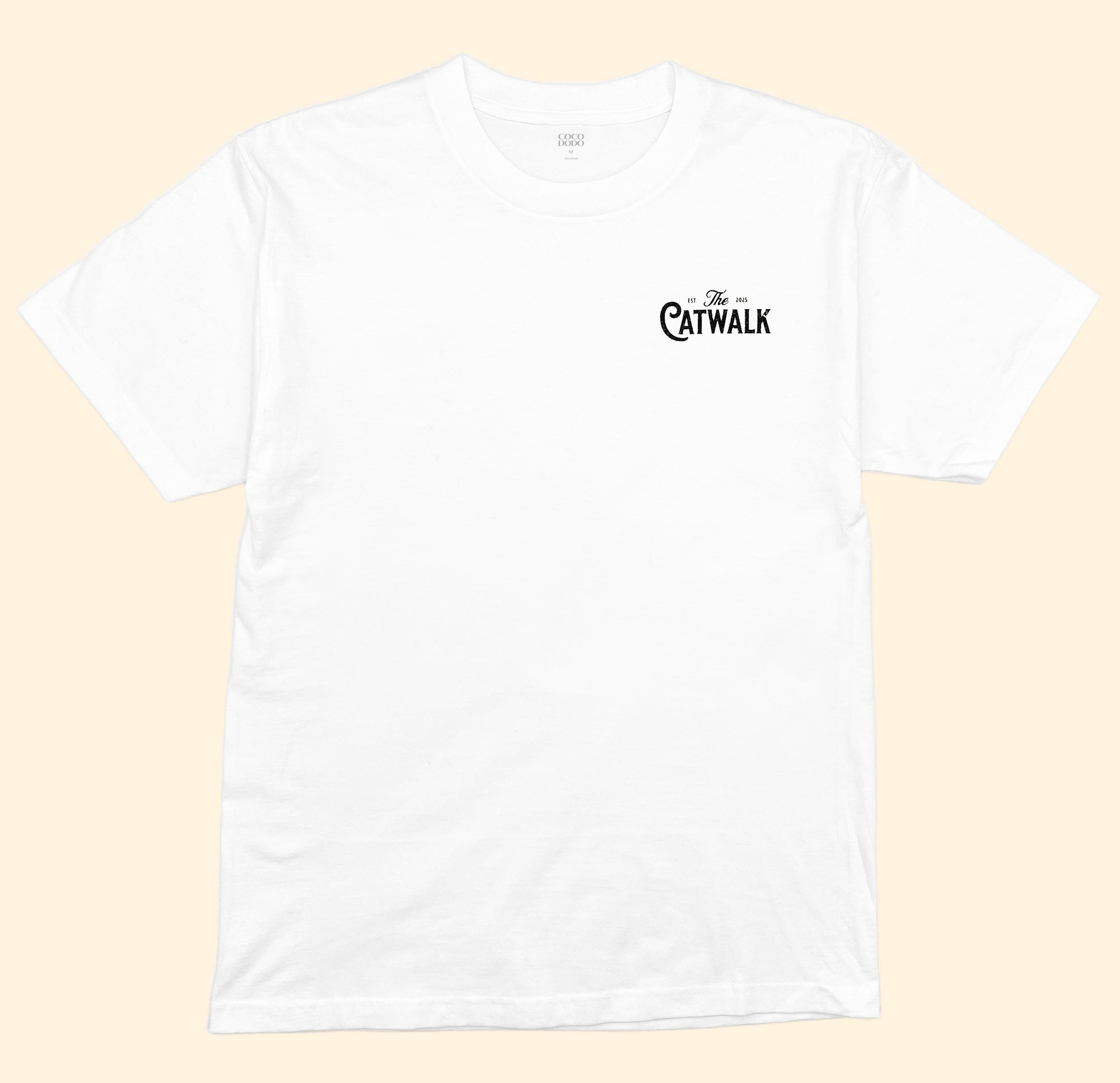 Vintage Pet T Shirt - Don't look back, Meow!