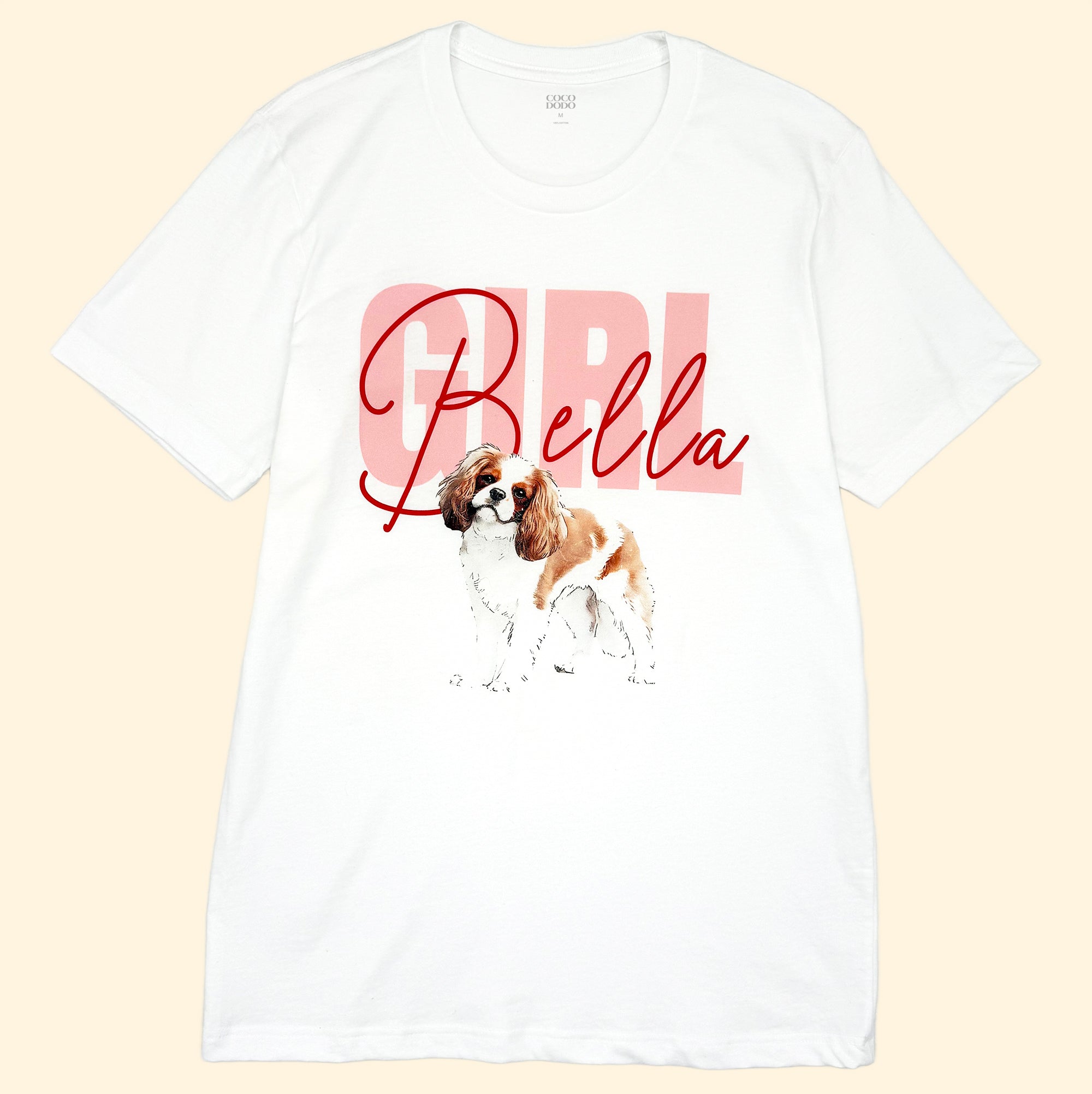 VINTAGE Pet T Shirt - Girl Bella