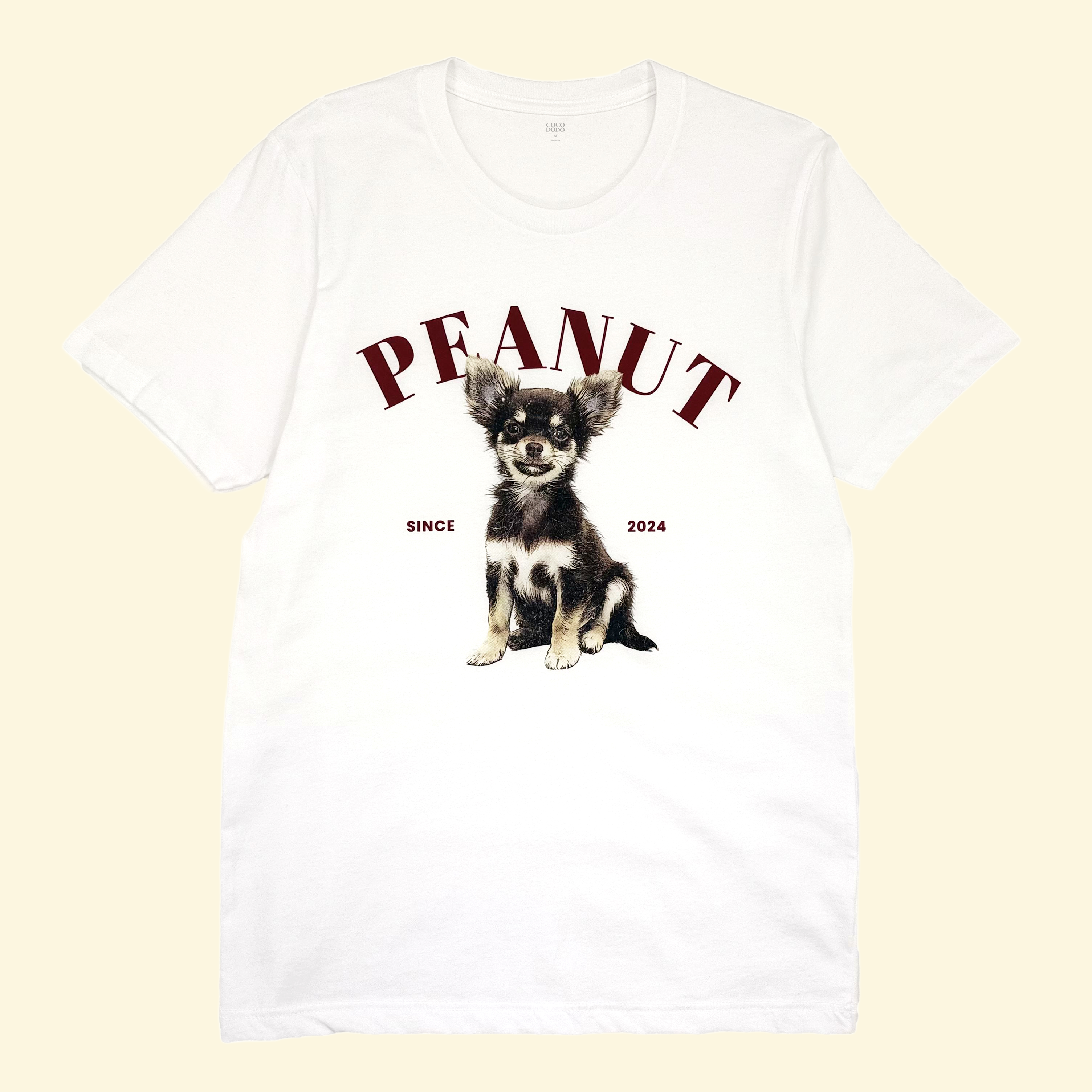 Custom Pet T Shirt - Abril Fatface Typo